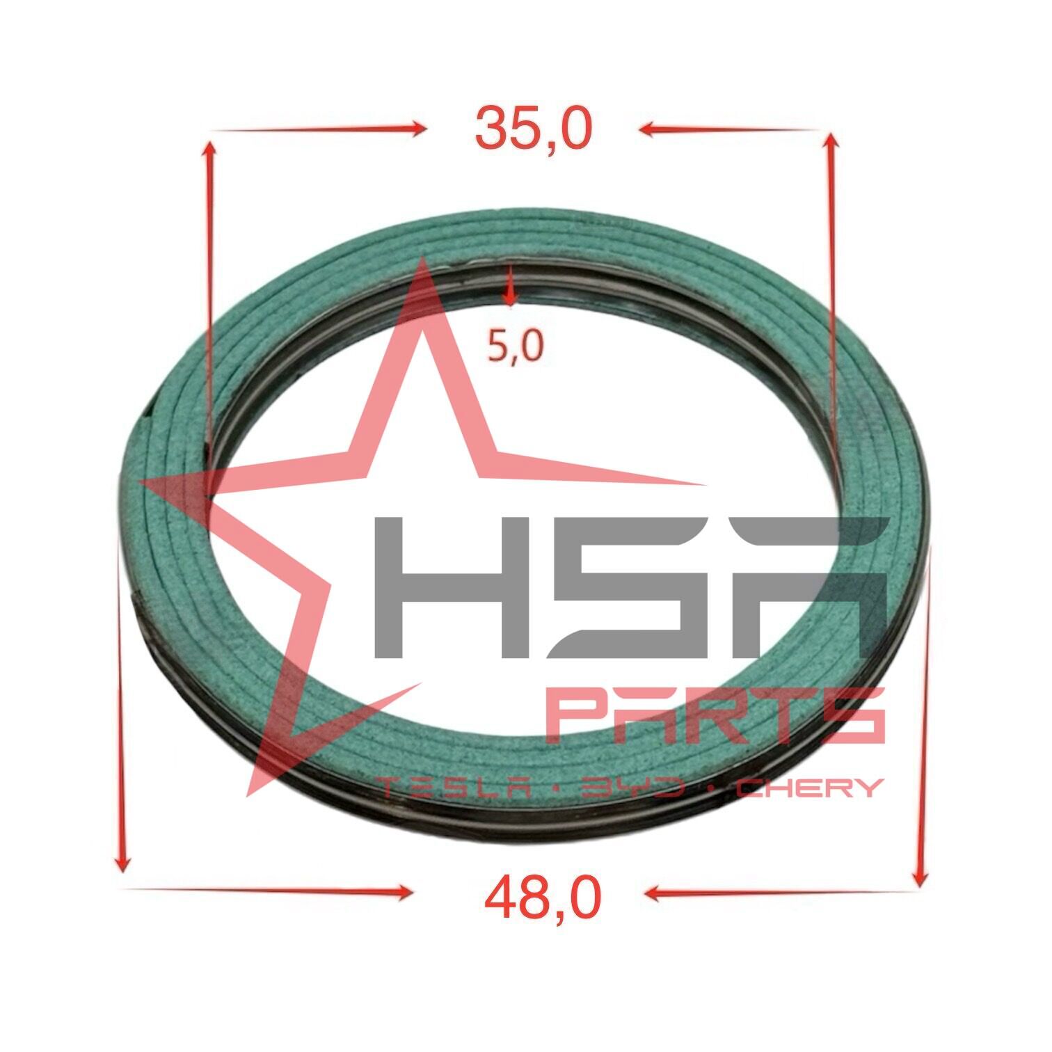 Toyota Corolla AE92 Boğaz Egzoz Contası (35x48x5) 1988-1998 (90917-06012)