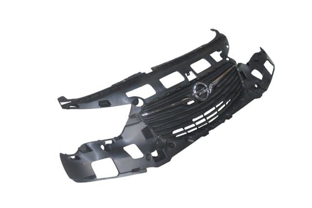 (YENİ ÜRÜN!!!)OPEL COMBO- 19/24; ÖN PANJUR SİYAH NİKELAJ ÇITALI (TW)