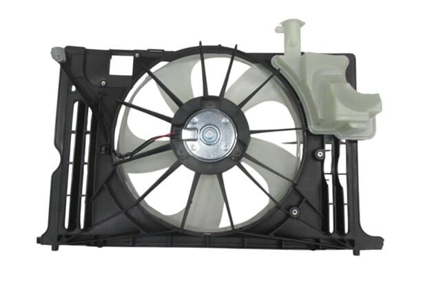 TOYOTA COROLLA- NDE180- 13/18; RADYATÖR FAN DAVLUMBAZI KOMPLE BENZİNLİ (5KANAT)MOTORLU)BİDONLU(ORİS)