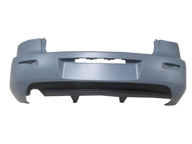 MAZDA 3- SD- 03/06; ARKA TAMPON GRİ (KARLIKLI/PLAKA/REFLEKTÖR DELİKLİ) (TYG)