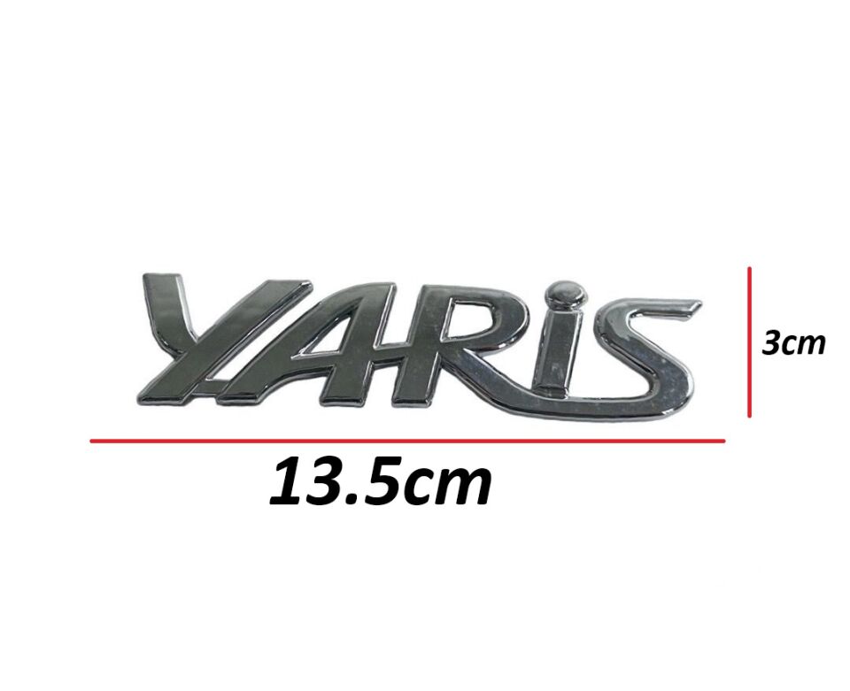 Toyota Bagaj Krom Yaris 06-18 Arka(Yaris Yazısı)