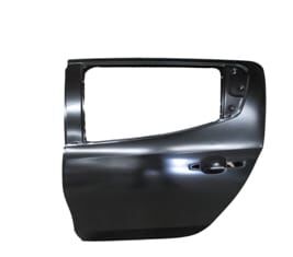 FIAT FULLBACK- 16/19; ARKA KAPI KOMPLE SOL SİYAH (İCELİ/ÇEKOMASTİKLİ)(YAN SANAYİ) (TW)