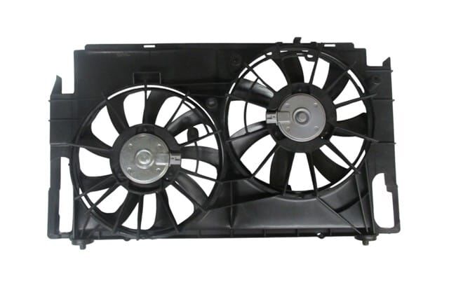TOYOTA RAV4- 13/16; RADYATÖR VE KLİMA FAN DAVLUMBAZI KOMPLE ÇİFTLİ (MOTORLU)(9+7 KANAT) (ORİS)