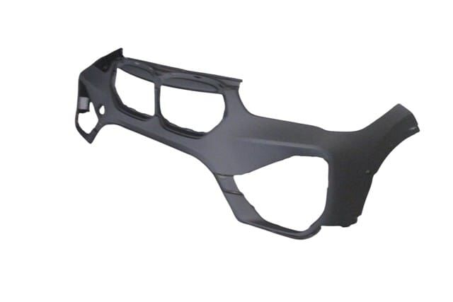 BMW X1- F48- 19/21; ÖN TAMPON ASTARLI SİYAH/SENSÖR DELİKLİ (TYG)