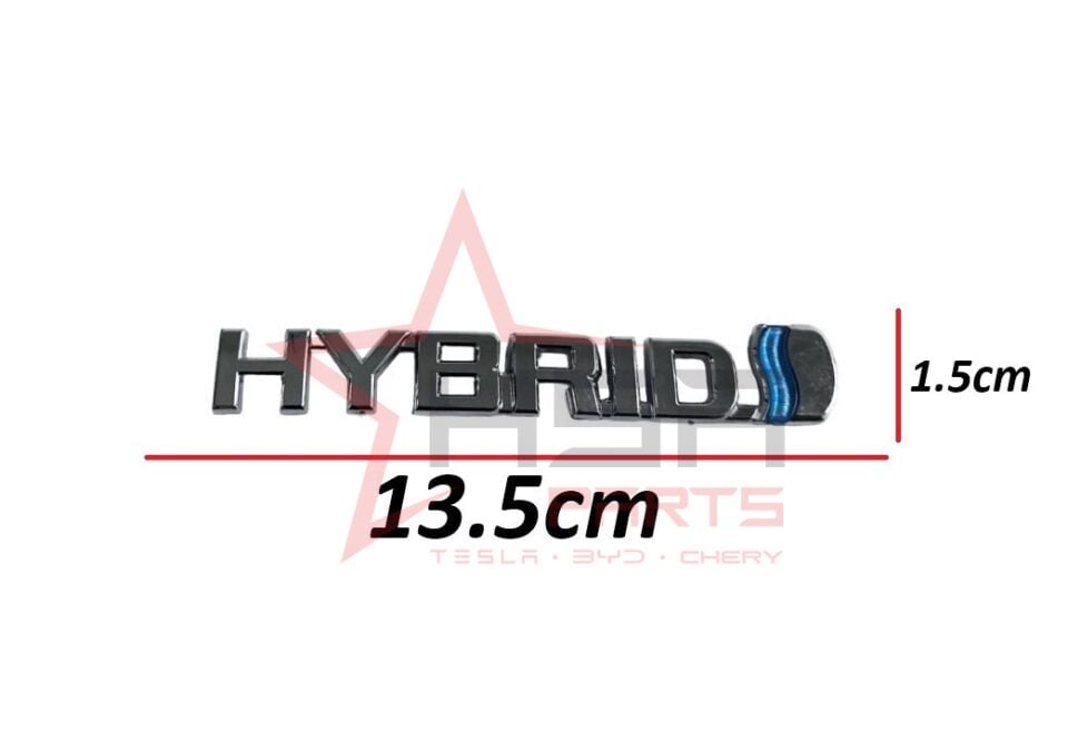 2016-2024 Toyota C-HR Arka Bagaj Yazısı Krom (Hybrid Yazısı) 75447-02450
