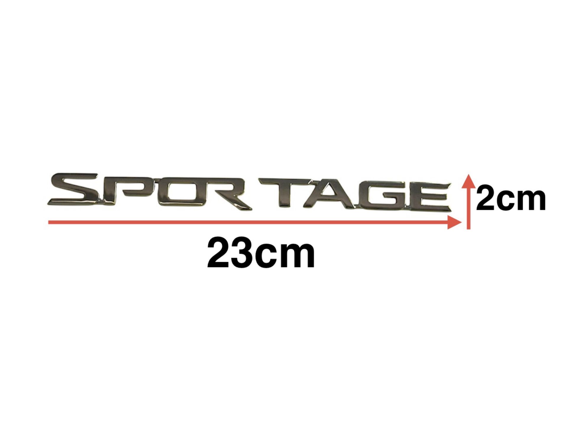 Kıa Bagaj Krom Sportage 03-16 Arka(Sportage Yazısı)