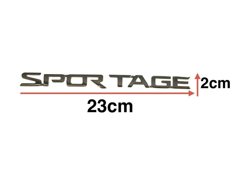 Kıa Bagaj Krom Sportage 03-16 Arka(Sportage Yazısı)