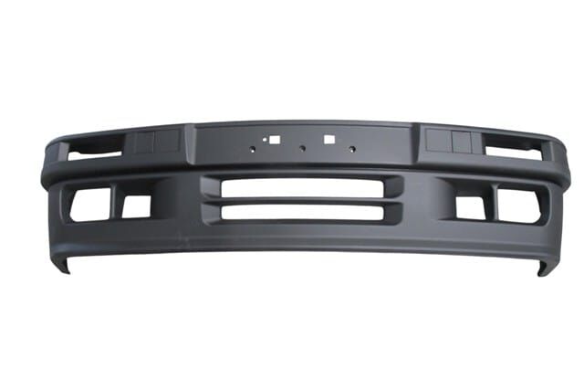 BMW 3 SERI- E30- 87/91; ÖN TAMPON SİYAH SİS DELİKLİ ÇEKİ DEMİRİ KAPAKLI (SEDAN/COUPE/M2)