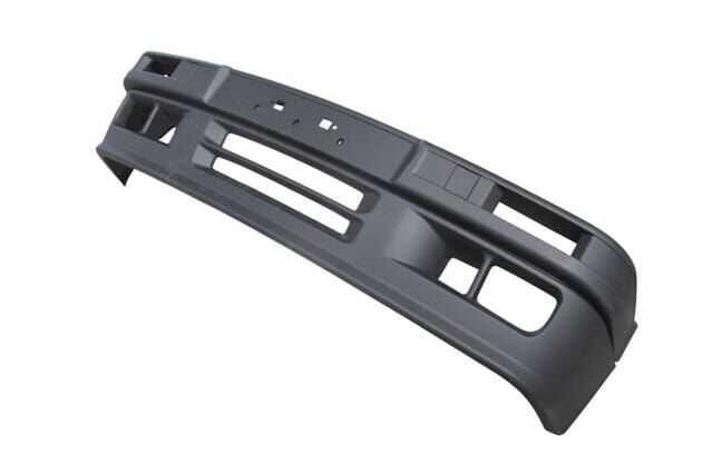 BMW 3 SERI- E30- 87/91; ÖN TAMPON SİYAH SİS DELİKLİ ÇEKİ DEMİRİ KAPAKLI (SEDAN/COUPE/M2)