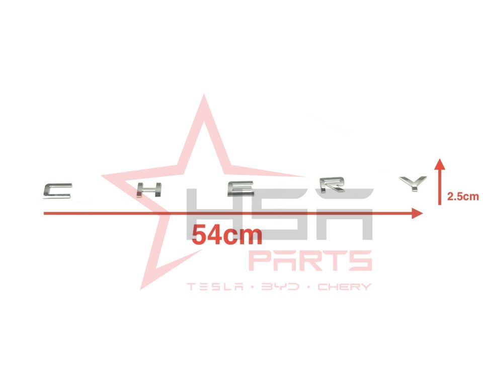 2022-2024 Chery Tiggo 8 Pro Arka Bagaj Yazısı Krom (Chery Yazısı) UNI-26019