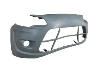 CITROEN C3- 10/13; ÖN TAMPON GRİ SİS DELİKLİ/BAND DELİKSİZ (TYG)