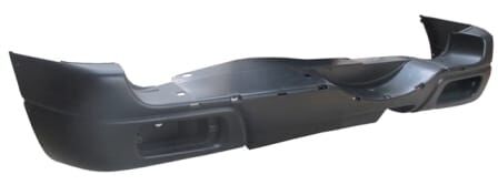 SUZUKI GRAND VITARA- 02/06; ARKA TAMPON SİYAH (SİS DELİKLİ) (LM)