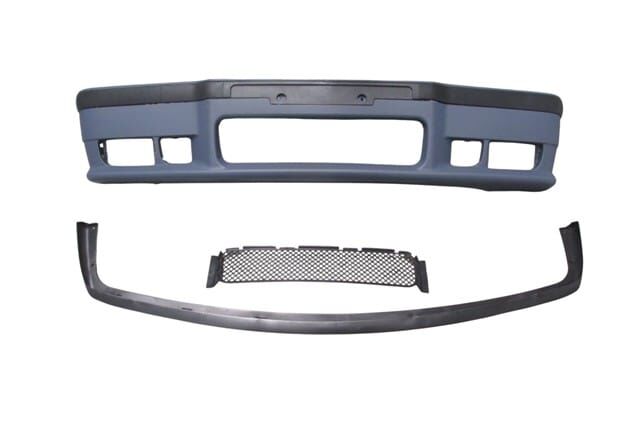 BMW 3 SERI- E36- 91/98; ÖN TAMPON ASTARLI (SPOİLERLİ/BANDLI/PANJURLU/SİS DELİKLİ) (M-TECH/M3)