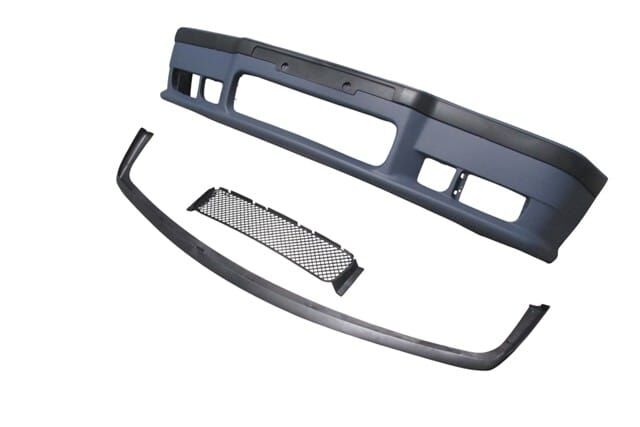 BMW 3 SERI- E36- 91/98; ÖN TAMPON ASTARLI (SPOİLERLİ/BANDLI/PANJURLU/SİS DELİKLİ) (M-TECH/M3)