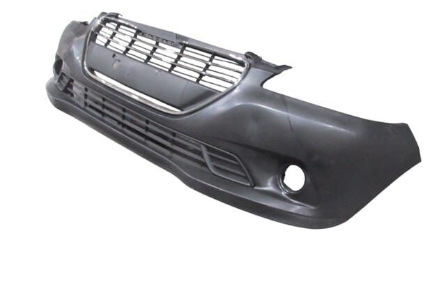 PEUGEOT 301- 13/16; ÖN TAMPON SİYAH (PANJURLU/SİS BRAKETLİ/NİKELAJ ÇITALI/ÇEKİ KAPAKLI)(TW)