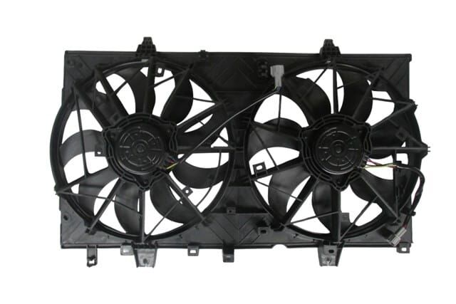 NISSAN X TRAIL- 17/21; RADYATÖR VE KLİMA FAN DAVLUMBAZI KOMPLE ÇİFTLİ (7+9 KANAT) (MOTORLU) (ORİS)